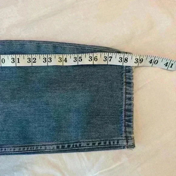 River Island women’s high rise mom jeans 10R distressed NWT pants slouchy ripped - Picture 11 of 11